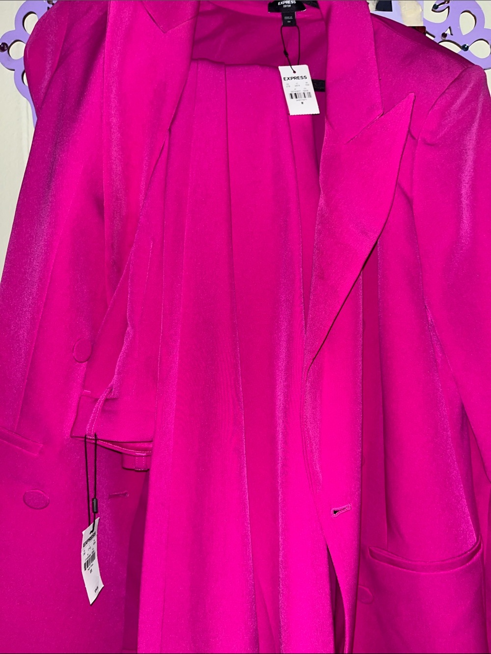 Express Hot Pink Women's Blazer